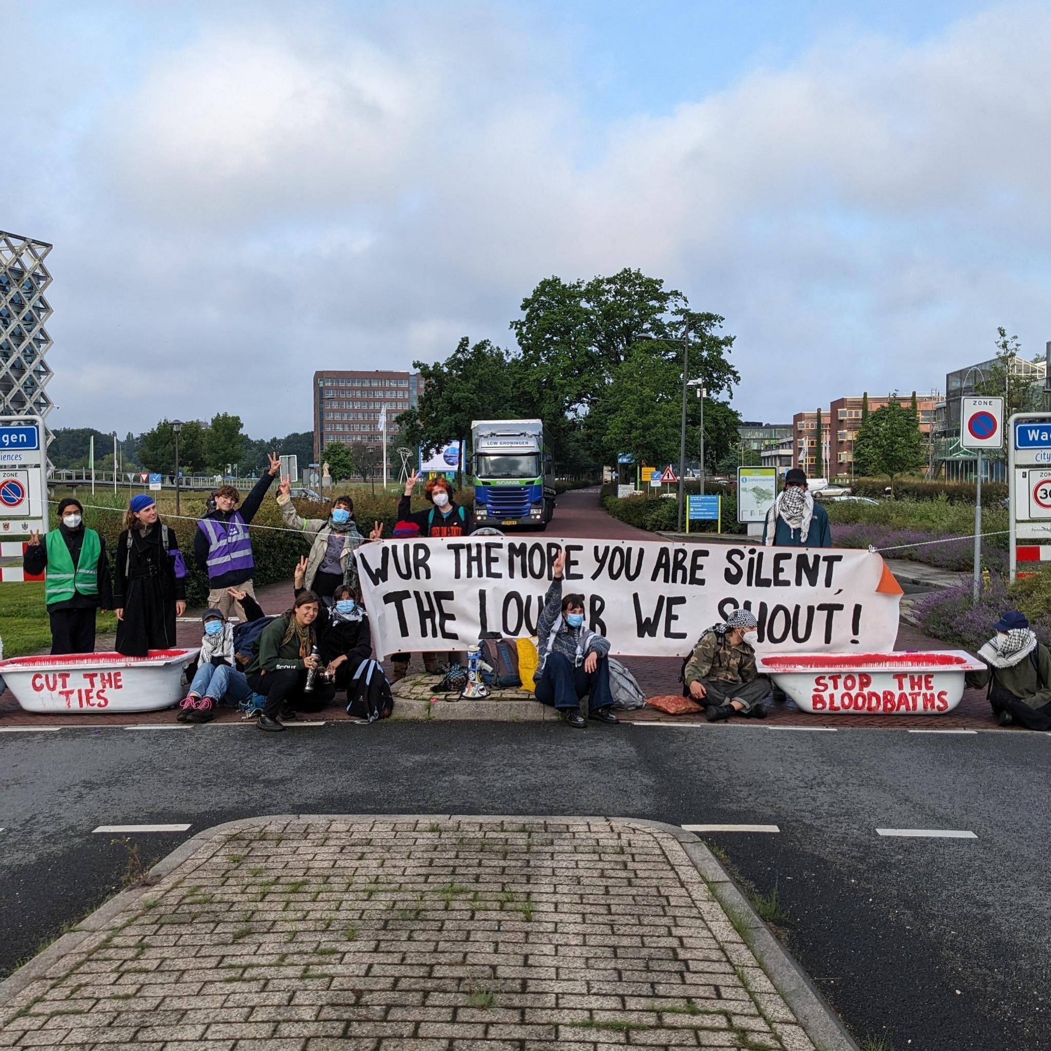 Roadblock at University